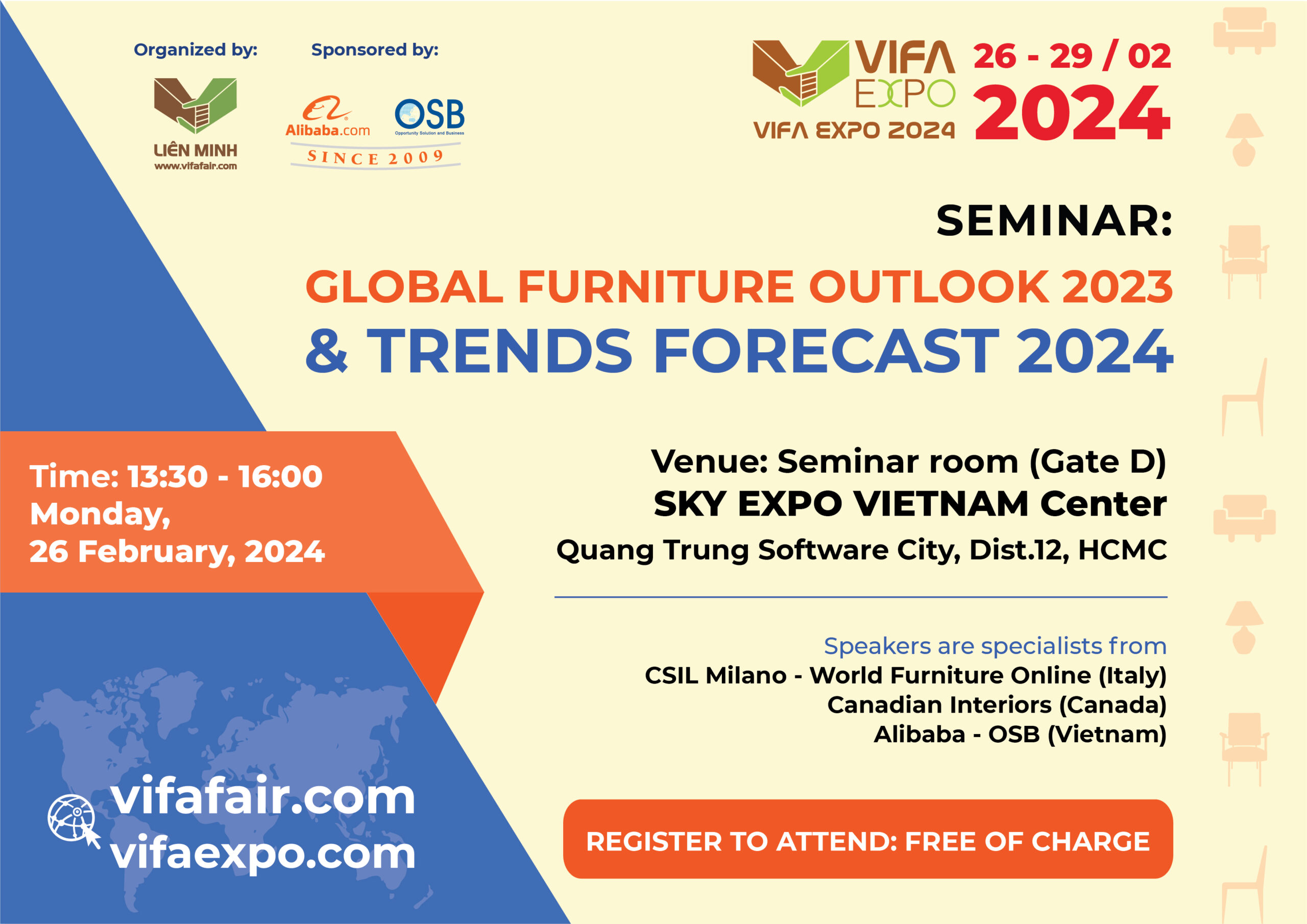 Seminar at VIFA EXPO 2024 Global Furniture Outlook 2023